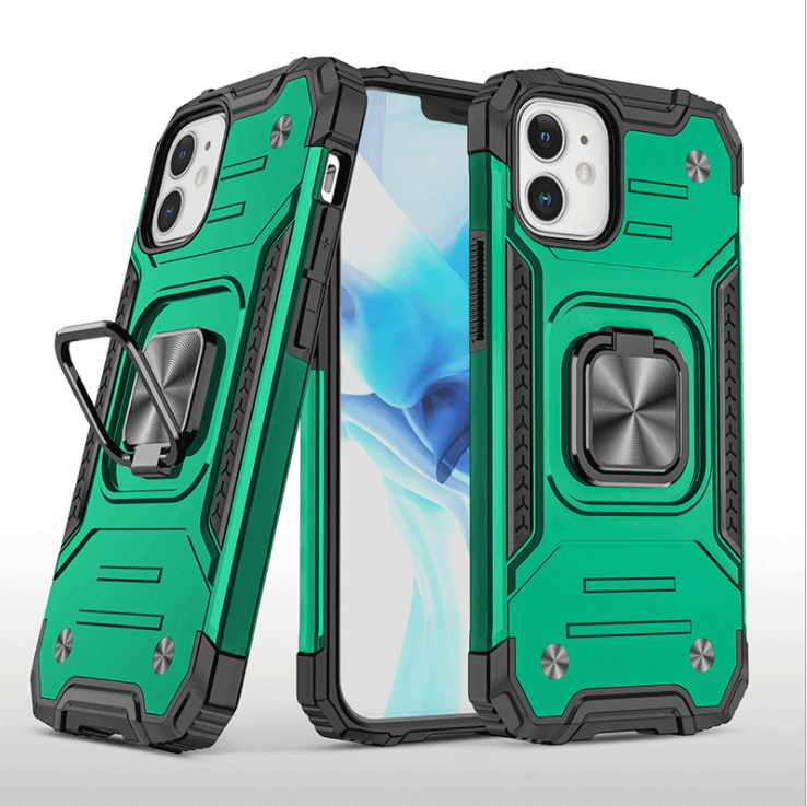 iPhone 12 Pro Max Case - Heavy-Duty, Ring Holder