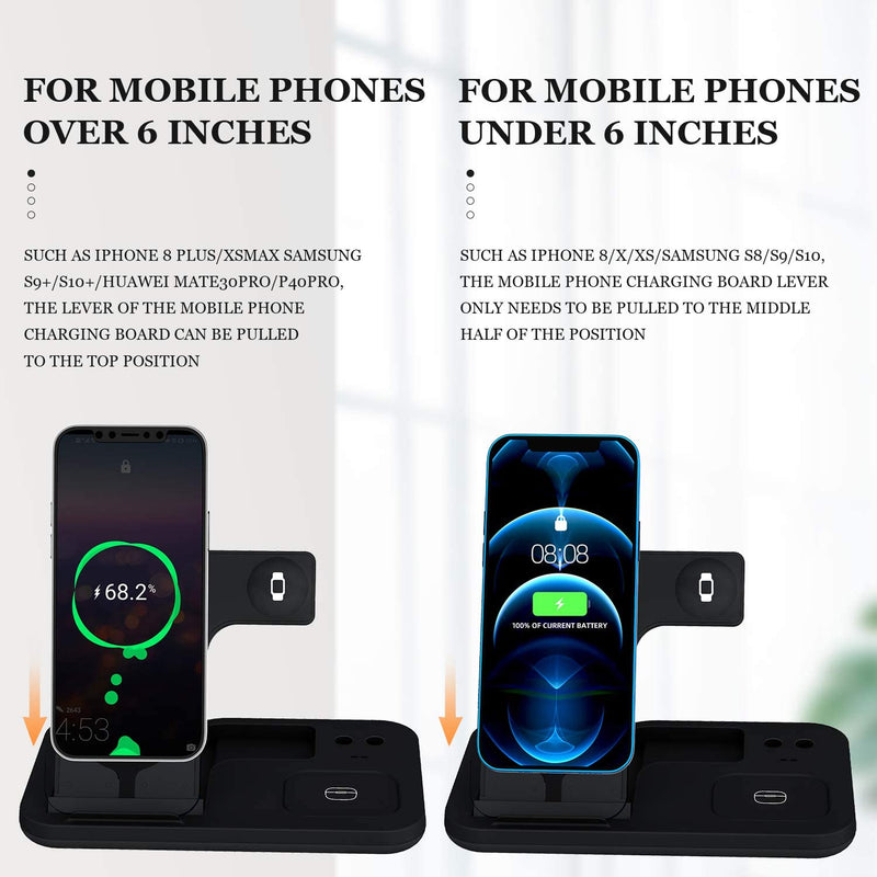 4-in-1 Wireless Charging Stand For Apple Devices