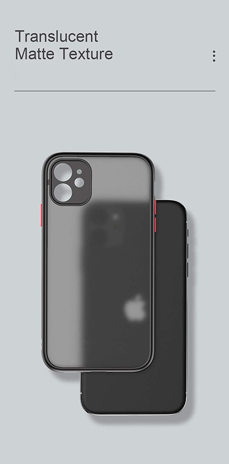 iPhone 11 Case - Slim Fit, Translucent Matte, Shock-Absorbent