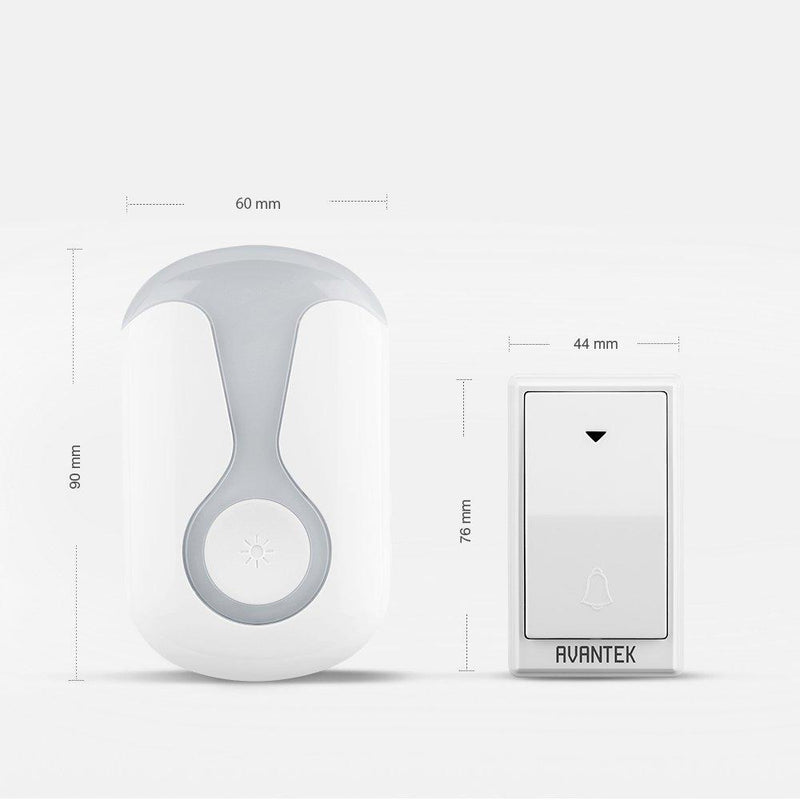 Wireless Doorbell with 36 Melodies and 300 Meters of Range - eclubdeals