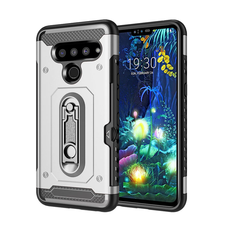 LG V50 Armor Case with Card Slot and Kickstand