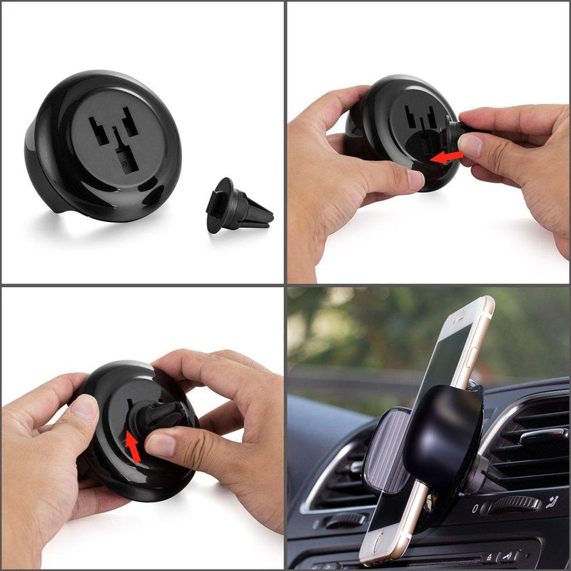 Air Vent Car Mount Universal Cell Phone Holder for Smartphone - eclubdeals