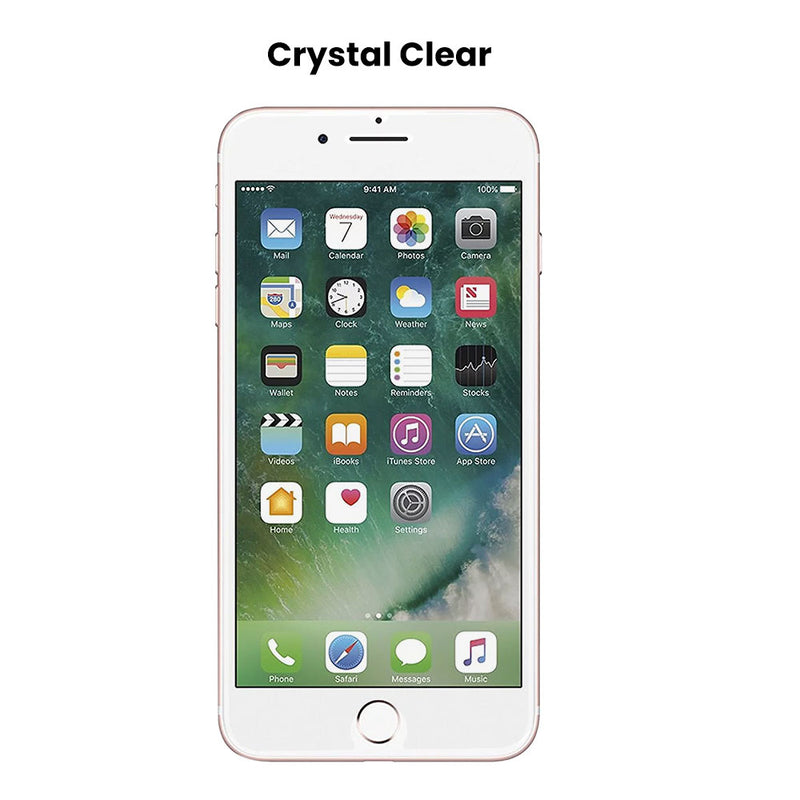 iPhone 7+ /8+ Screen Protector - 2 Pack, Clear Tempered Glass