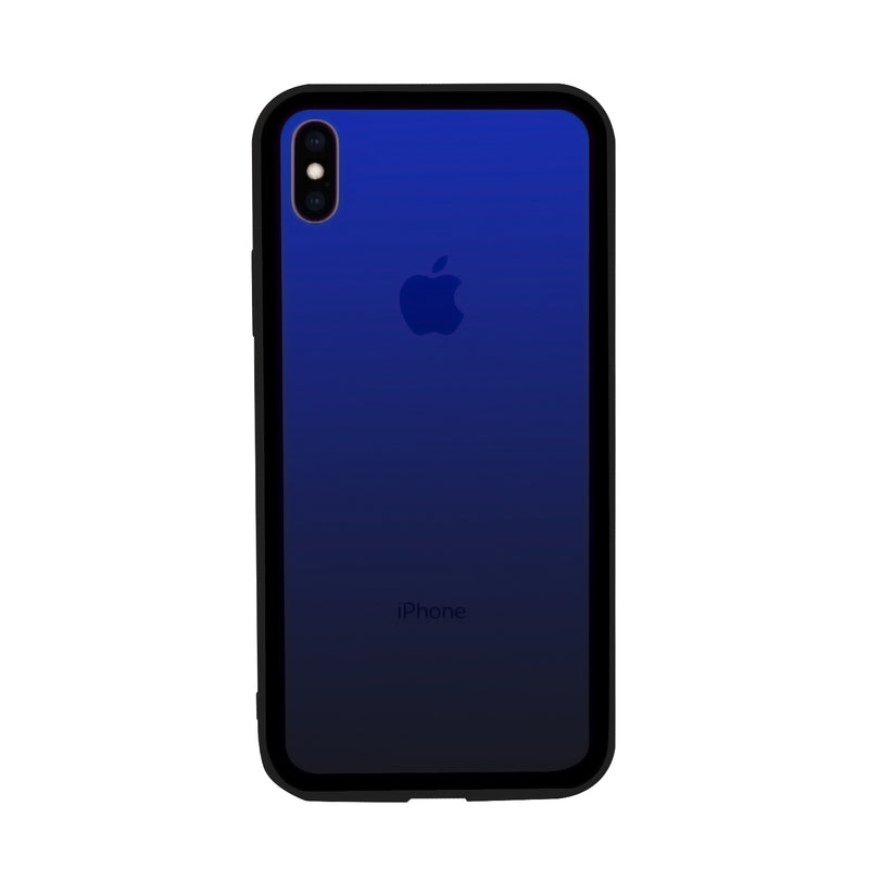 iPhone XS Max Case - Color Gradient Tempered Glass Back