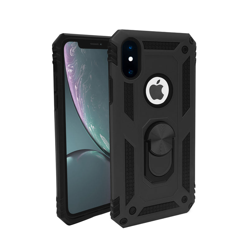 iPhone XS Max Case - Heavy-Duty, Ring Holder