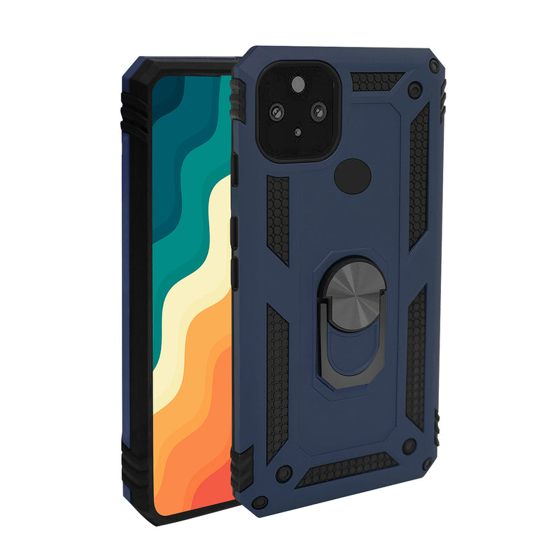 Google Pixel 5 Case - Heavy-Duty, Ring Holder