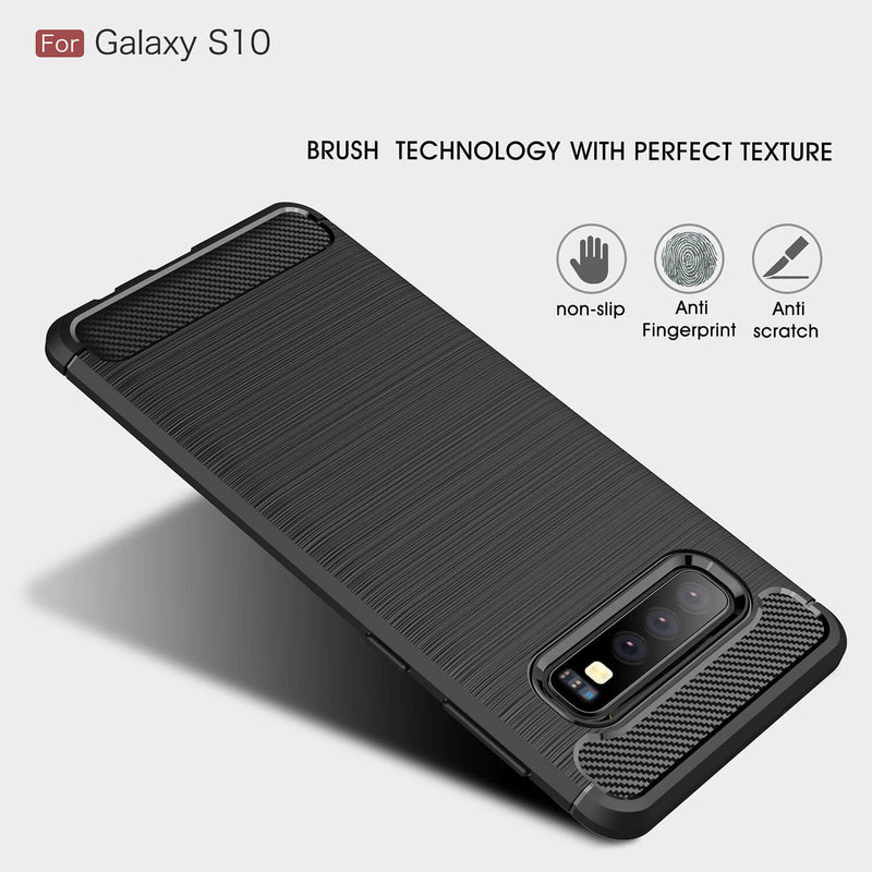 Samsung Galaxy S10 Carbon Fiber TPU Case - Gorilla Gadgets