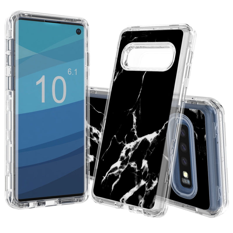 Samsung Galaxy S10 Marble Pattern Hybrid Case - Gorilla Gadgets