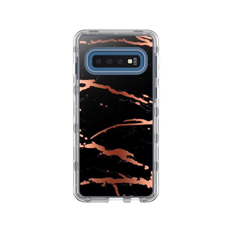 Samsung Galaxy S10 Marble Pattern Hybrid Case - Gorilla Gadgets