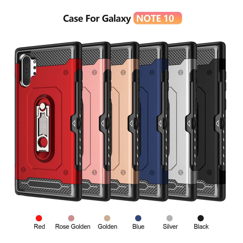 Samsung Galaxy Note 10 Armor Case with Card Slot and Kickstand - Gorilla Gadgets