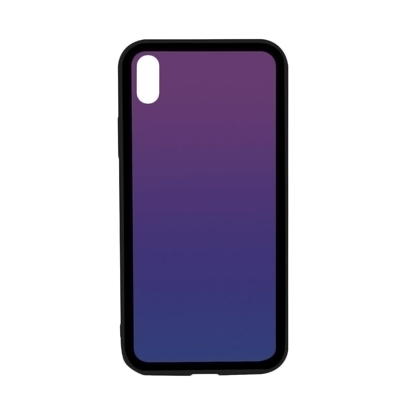 iPhone XS Max Case - Color Gradient Tempered Glass Back