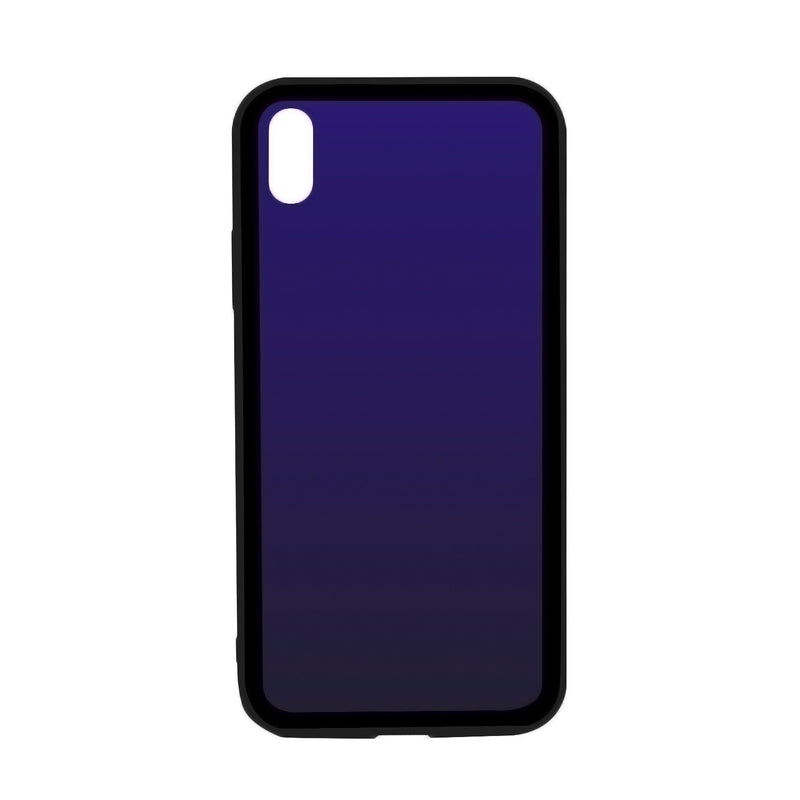 iPhone XS Max Case - Color Gradient Tempered Glass Back