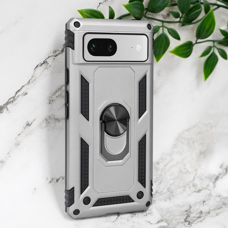 Google Pixel 7 Case, Heavy-Duty with Ring Holder