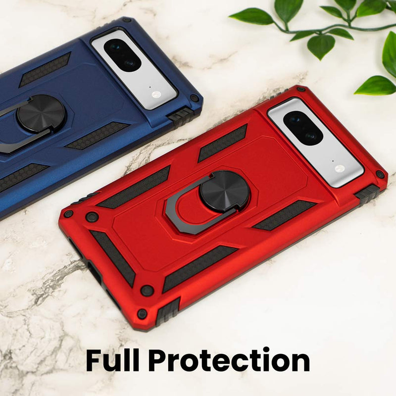 Google Pixel 7 Case, Heavy-Duty with Ring Holder