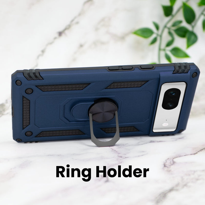 Google Pixel 7 Case, Heavy-Duty with Ring Holder