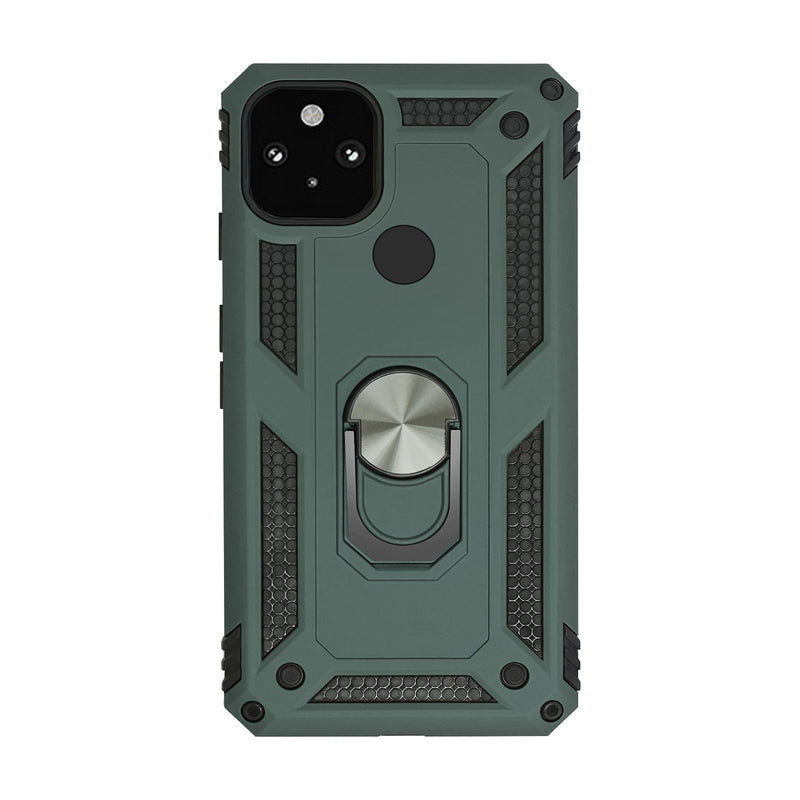 Google Pixel 5 Case - Heavy-Duty, Ring Holder