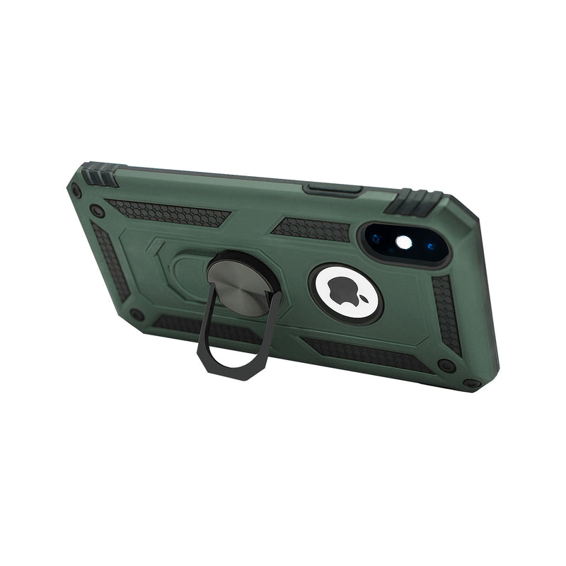 iPhone XS Max Case - Heavy-Duty, Ring Holder