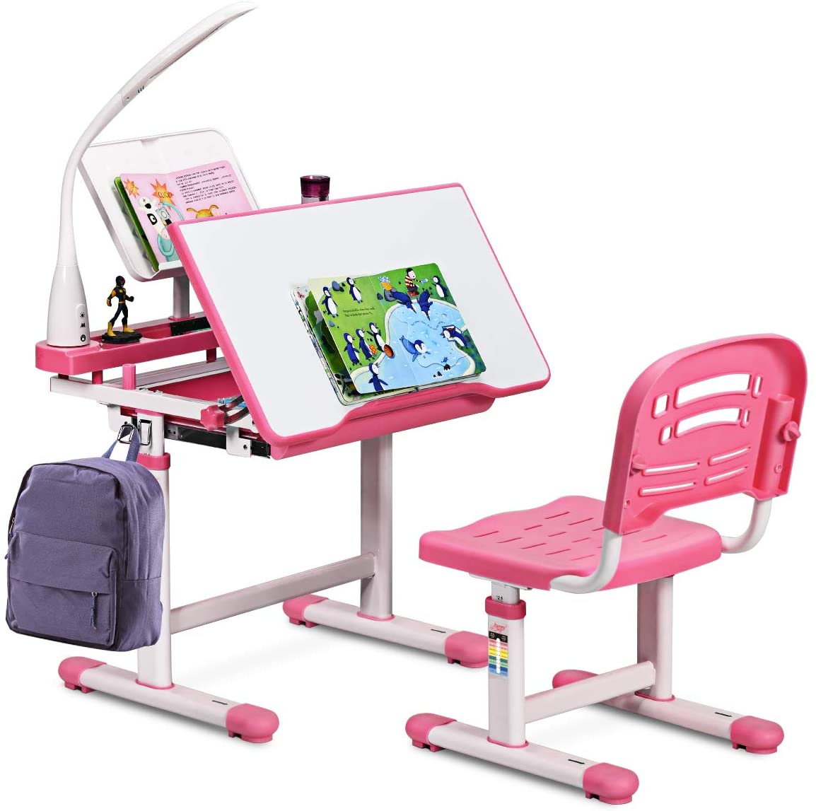 Height Adjustable Kids Desk