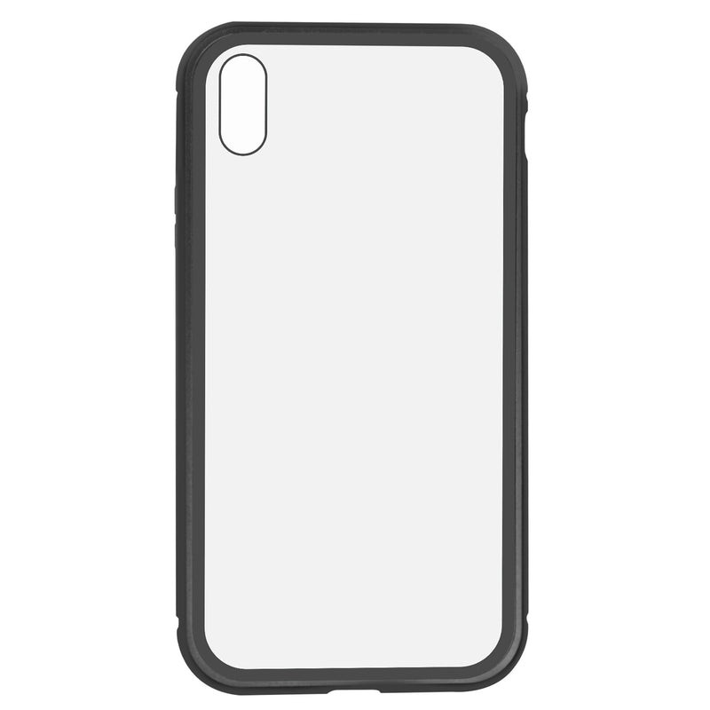 iPhone X /XS Case -  Magnetic Frame, Tempered Glass Back