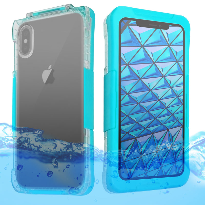 iPhone XS Max Case - Waterproof with Neck Strap