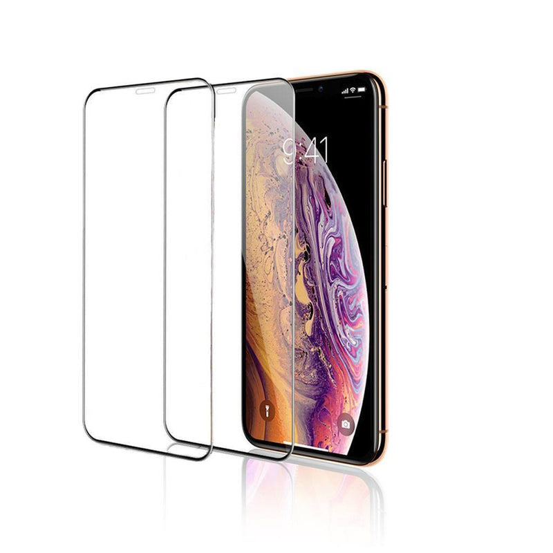 2-Pack iPhone Xs / X Full Coverage Tempered Glass Screen Protector (Clear) - Gorilla Gadgets