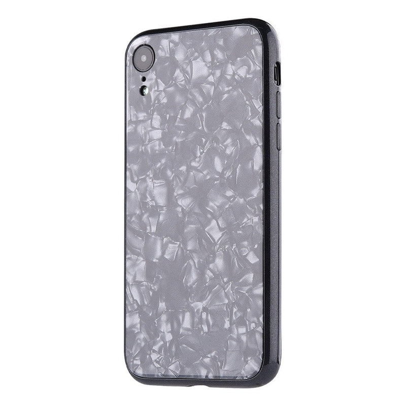 iPhone XR Marble Pattern 9H Tempered Glass Case - Gorilla Gadgets