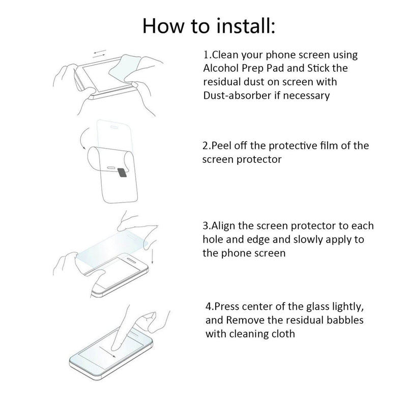 2 Pack LG K40 Tempered Glass Screen Protector - Gorilla Gadgets