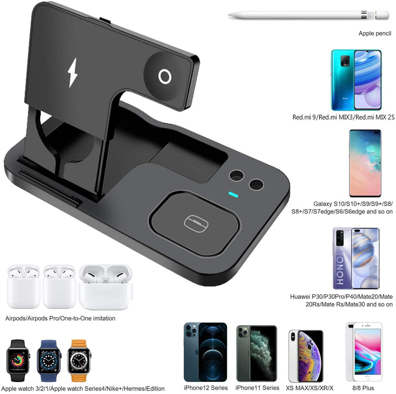 4-in-1 Wireless Charging Stand For Apple Devices