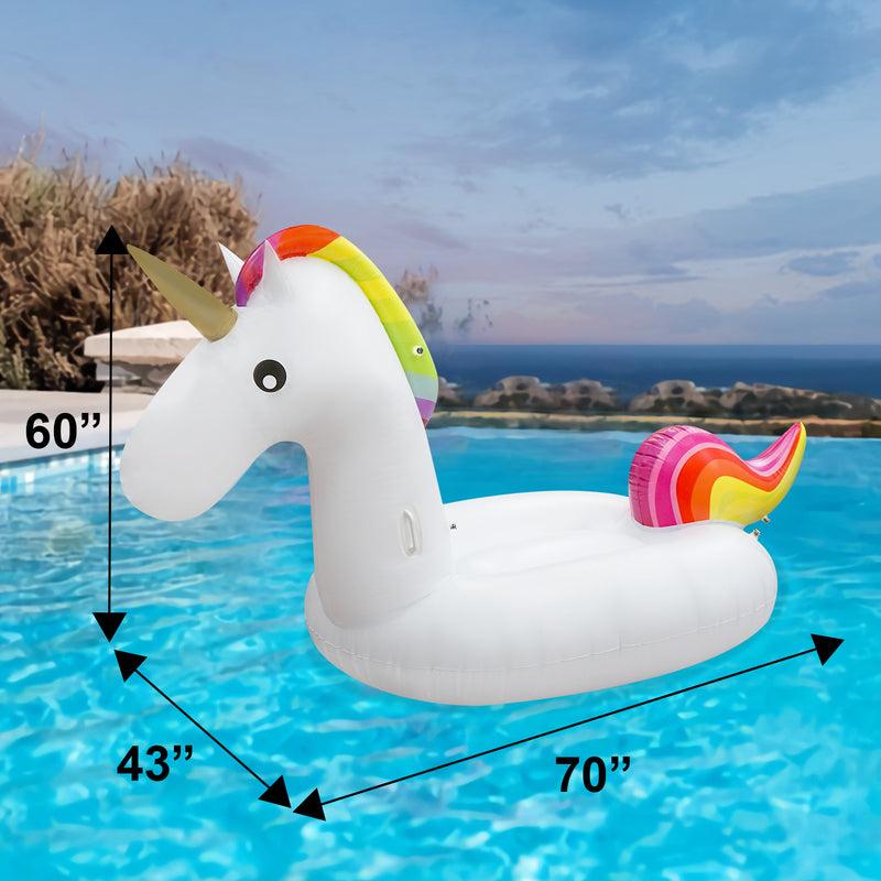 Big Inflatable Unicorn Pool Float