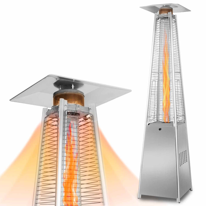 Pyramid Propane Heater - Stainless Steel, 48,000 BTU’s - Gorilla Gadgets