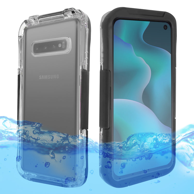 Samsung Galaxy S10+ Case - Waterproof with Neck Strap