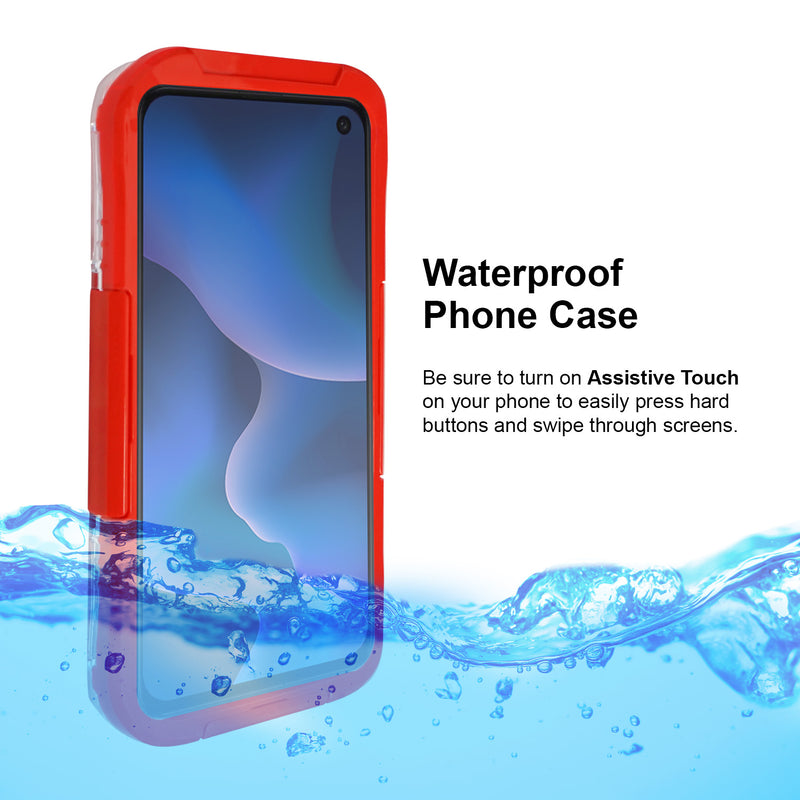 Samsung Galaxy S10+ Case - Waterproof with Neck Strap