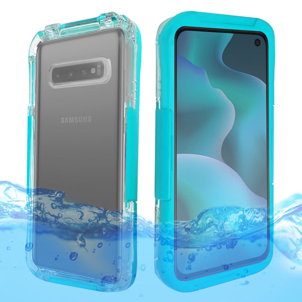 Samsung Galaxy S10+ Case - Waterproof with Neck Strap