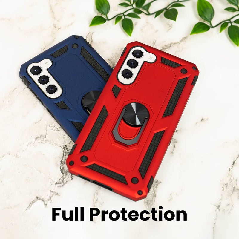 Samsung Galaxy S23+ Case, Heavy-Duty and Ring Holder