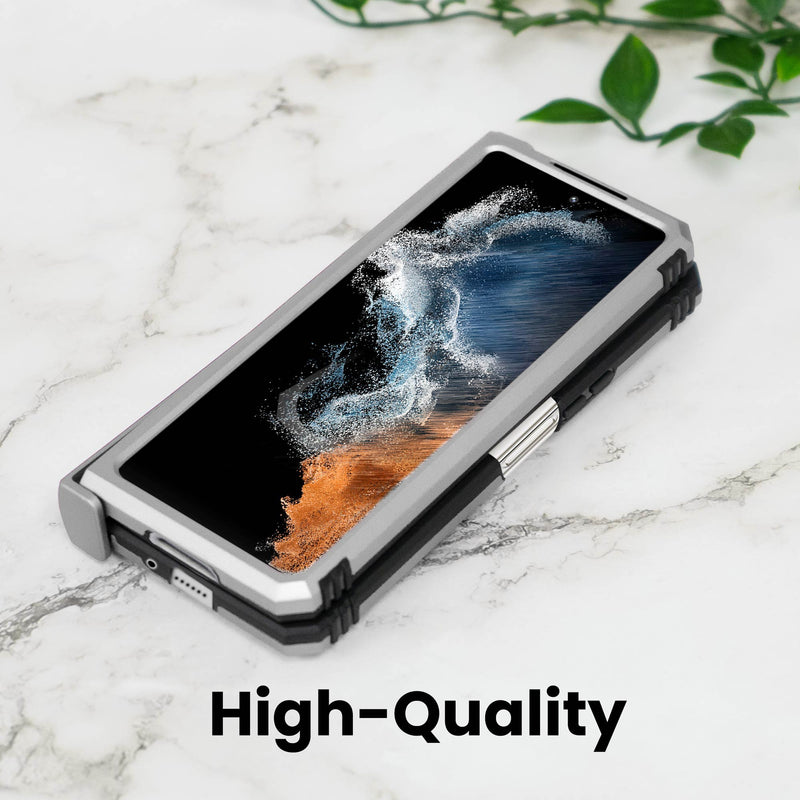 Samsung Galaxy Z Fold4 Case, Heavy-Duty and Ring Holder