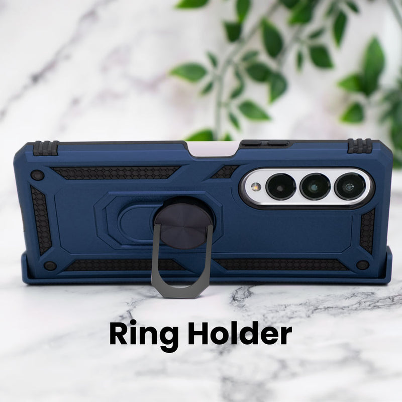 Samsung Galaxy Z Fold4 Case, Heavy-Duty and Ring Holder