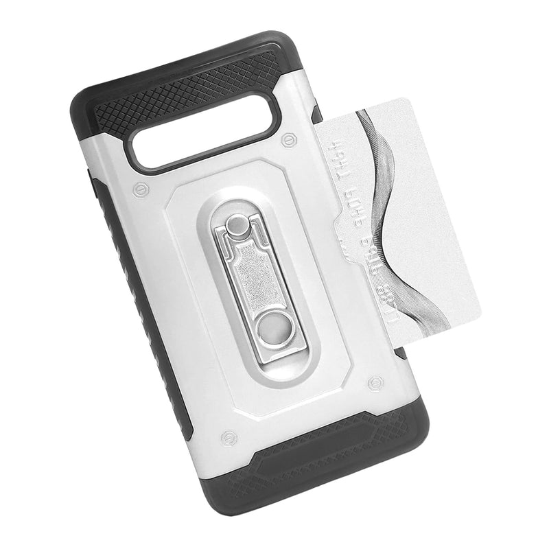 Samsung Galaxy S10+ Case - Heavy-Duty, Card Slot, Kickstand