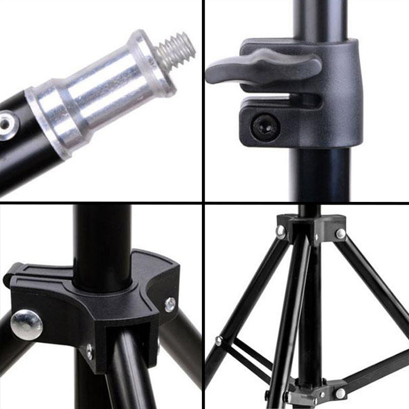 Height Adjustable Aluminum Tripod For Contactless Thermometers